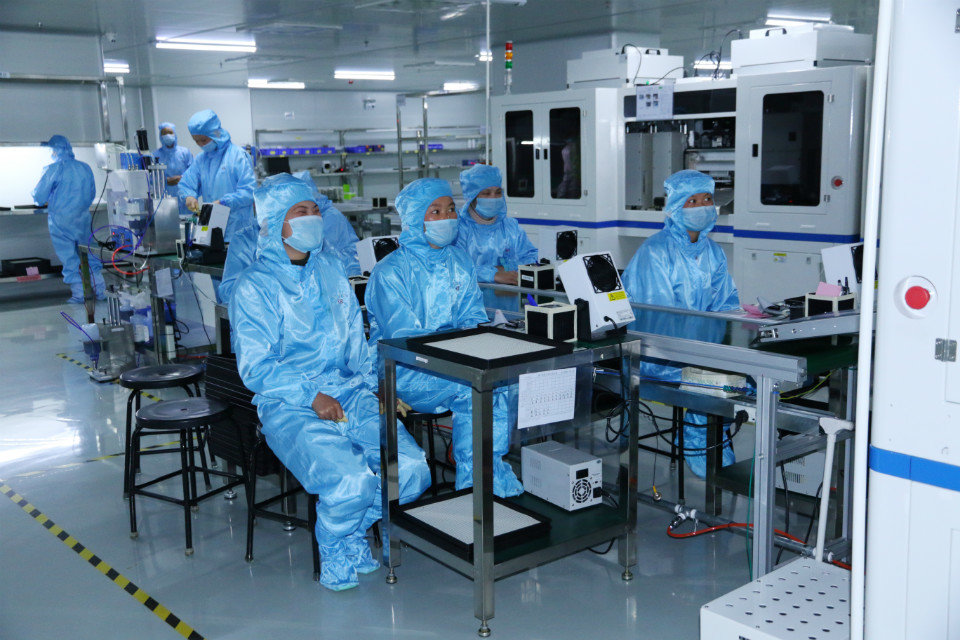 LCD production workshop